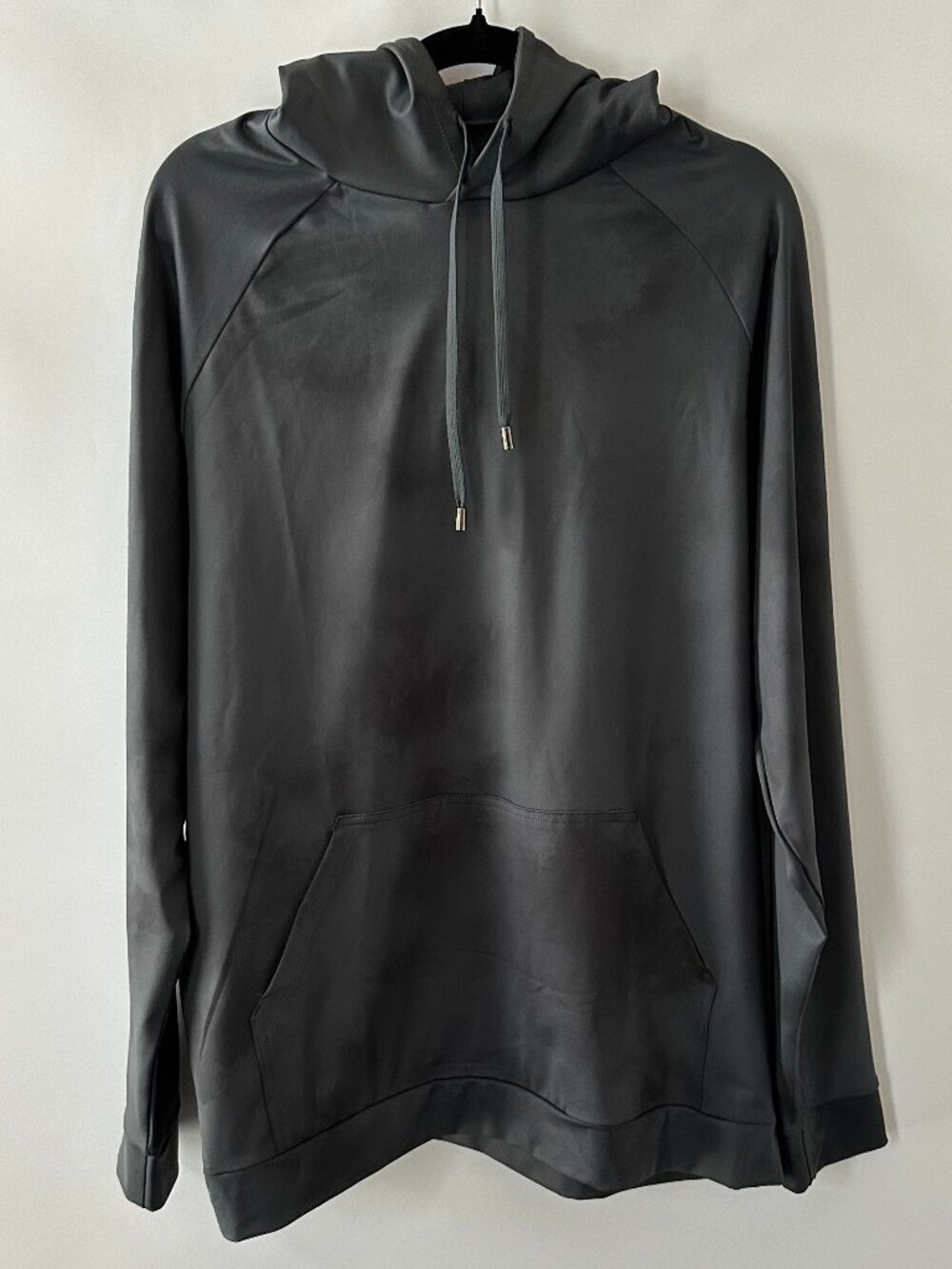 Grayson & Dunn Dark Gray Mens Large Performance Stretch Golf Hoodie